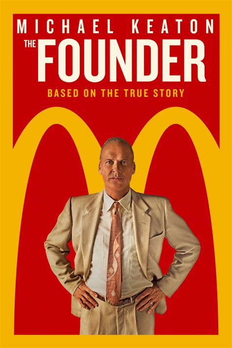 Movie the founder - The Founder: Directed by John Lee Hancock. With Michael Keaton, Nick Offerman, John Carroll Lynch, Linda Cardellini. The story of Ray Kroc, a salesman who turned two brothers' innovative fast food eatery, McDonald's, into the biggest restaurant business in the world, with a combination of ambition, persistence, and ruthlessness.